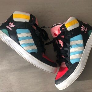 Adidas Multicolor Mid-Top Sneakers